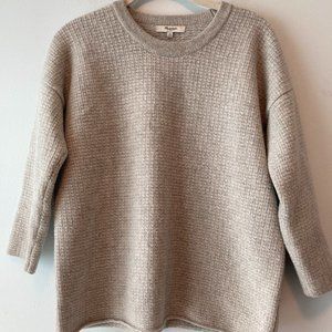 MADEWELL Gridstitch Pullover Sweater XS